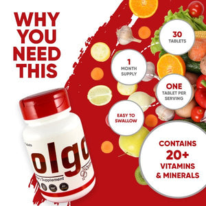Olgo Daily Multivitamin – Essential Vitamins for Everyday Wellness - Bionta Sports