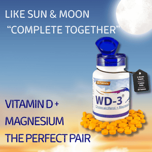 WD - 3 Magnesium + Vitamin D3 – Bone & Muscle Support Formula - Bionta Sports