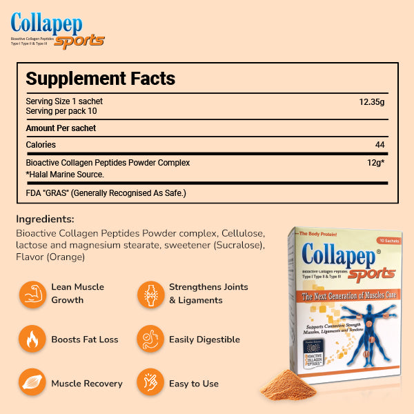 Collapep®Sports - Bioactive Collagen Peptides